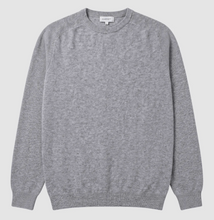 Load image into Gallery viewer, T&amp;V Wool Blend Crewneck Sweater Platinum
