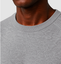 Load image into Gallery viewer, T&amp;V Wool Blend Crewneck Sweater Platinum
