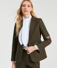 Load image into Gallery viewer, Vilagallo Military Green Jacket w/Graffiti
