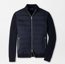 Load image into Gallery viewer, Peter Millar Roundhill Full Zip Sweater Navy
