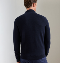 Load image into Gallery viewer, Peter Millar Roundhill Full Zip Sweater Navy

