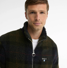 Load image into Gallery viewer, Barbour Men's Tartan Fleece Zip Through Overshirt
