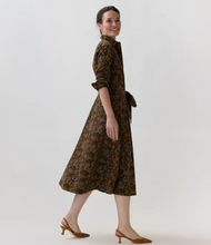 Load image into Gallery viewer, Ann Mashburn Avery Midi Corduroy Dress Woodland Print
