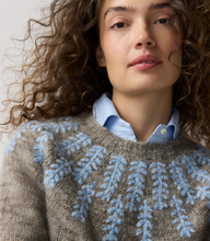 Load image into Gallery viewer, Ann Mashburn Corinna Sweater in Embroidered Wool Alpaca
