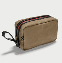 Load image into Gallery viewer, Croots Vintage Light Waxed Washbag
