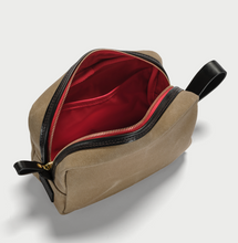 Load image into Gallery viewer, Croots Vintage Light Waxed Washbag
