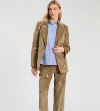 Load image into Gallery viewer, Vilagallo Toast Corduroy Jacket with Embroidery
