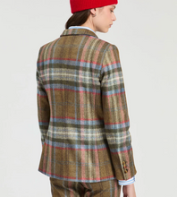 Load image into Gallery viewer, Vilagallo Heather Olive Plaid Jacket
