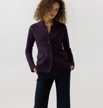 Load image into Gallery viewer, Ann Mashburn Tyrolean Jacket in Aubergine
