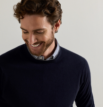Load image into Gallery viewer, Peter Millar Crown Heritage Cashmere Crewneck Sweater Navy
