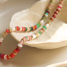 Load image into Gallery viewer, Flânerie - Sunny Non-Tarnish Boho Color Beaded Necklace
