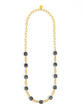 Load image into Gallery viewer, ZENZII Jewelry - Tessa Puffy Square Long Necklace
