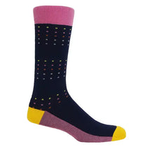 Load image into Gallery viewer, Peper Harow Socks - Square Polka Men&#39;s Luxury Socks
