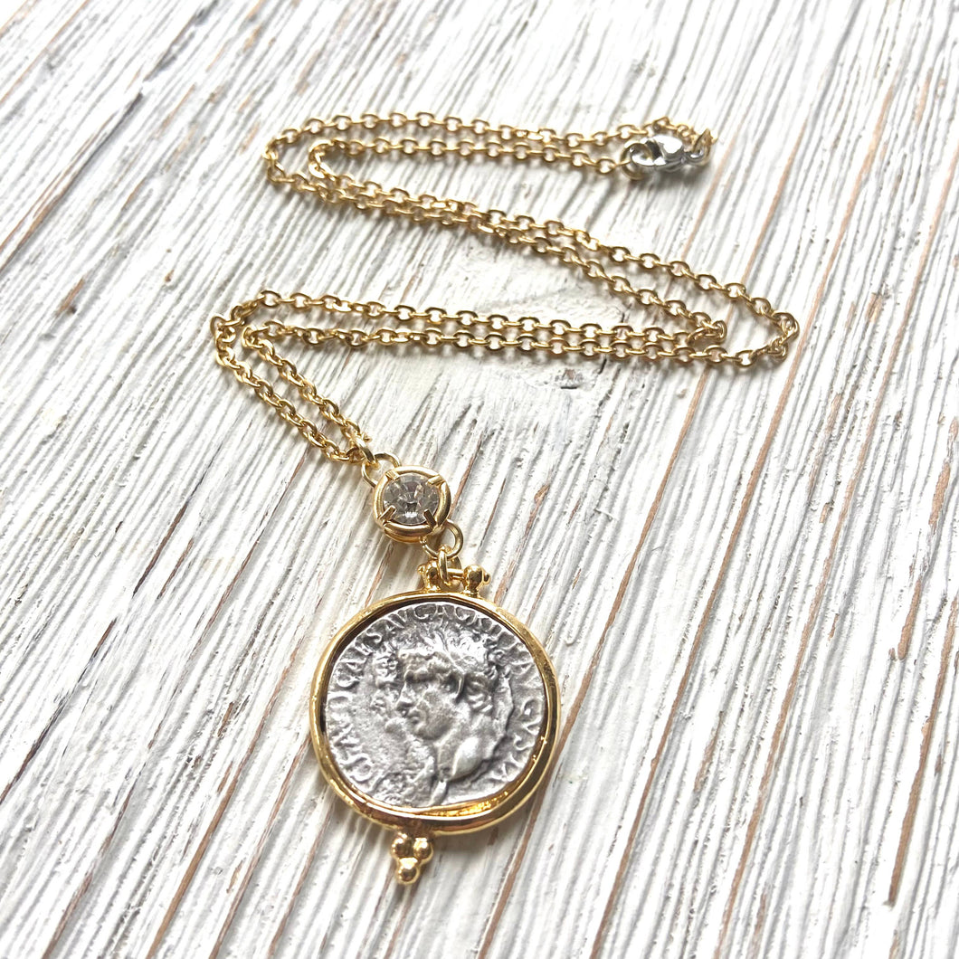 VB&C Greek Coin Necklace