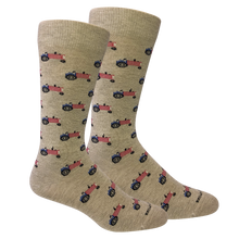 Load image into Gallery viewer, Brown Dog - Farm America (Tractor Flag) Socks
