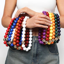 Load image into Gallery viewer, Canvas Style - Marjorie Game Day Beaded Necklace

