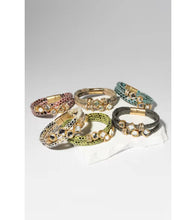 Load image into Gallery viewer, SAACHI - Bling Charm Leather Bracelet
