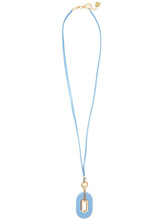 Load image into Gallery viewer, ZENZII Jewelry - Faux Leather Link Pendant Necklace
