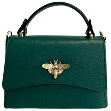 Load image into Gallery viewer, MODARNO - Women's bag in genuine leather with Bee closure
