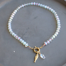 Load image into Gallery viewer, The Silver Wren - Mirage Stone Candy Fish Necklace
