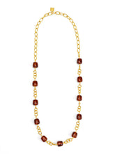 Load image into Gallery viewer, ZENZII Jewelry - Tessa Puffy Square Long Necklace
