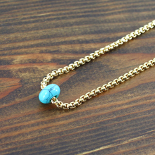 Load image into Gallery viewer, Pretty P Stone Ring Necklace
