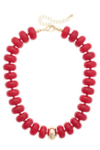 Load image into Gallery viewer, Canvas Style - San Sebastián Beaded Resin Necklace
