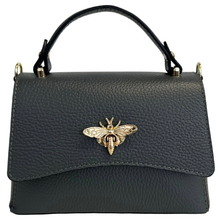 Load image into Gallery viewer, MODARNO - Women's bag in genuine leather with Bee closure
