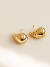 Load image into Gallery viewer, Flânerie - Colette 18K Gold Non-Tarnish Large Huggie Droplet Earring
