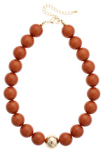 Load image into Gallery viewer, Canvas Style - Marjorie Game Day Beaded Necklace
