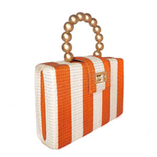 Load image into Gallery viewer, Soli &amp; Sun - Orange Stripe Clutch
