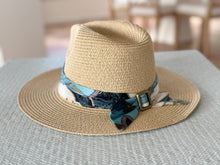 Load image into Gallery viewer, Stacy Bradley Design - Hat / Navy Teal Tassel
