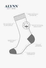 Load image into Gallery viewer, Alynn - The Cycle Of Life Bicycle Sock -  Carded Cotton by Alynn
