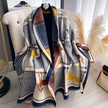 Load image into Gallery viewer, Winding River - Blue Equine Rearing Reversible Wrap
