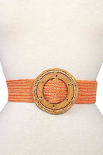 Load image into Gallery viewer, anbfashion - ROUND WOVEN BUCKLE STRETCH BELT 450
