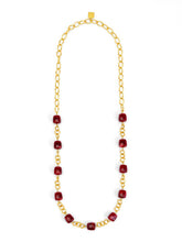 Load image into Gallery viewer, ZENZII Jewelry - Tessa Puffy Square Long Necklace
