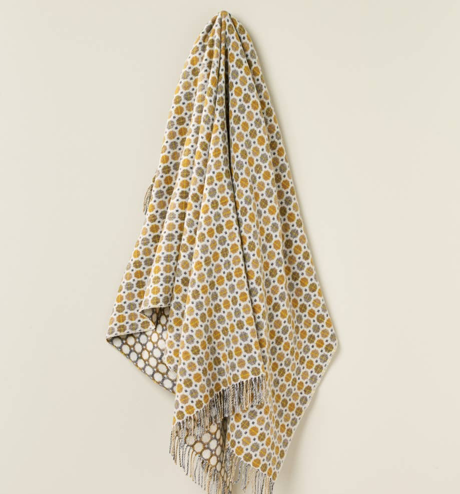Bronte Moon - Merino Lambswool Throw Blanket  Milan Range