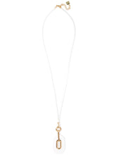 Load image into Gallery viewer, ZENZII Jewelry - Faux Leather Link Pendant Necklace
