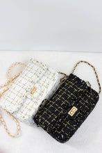 Load image into Gallery viewer, ESLEY - 2411LJYMS40412 - Chic Tweed Chain Crossbody Bags
