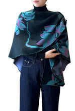 Load image into Gallery viewer, Winding River - Purple Lotus Reversible Loop Wrap
