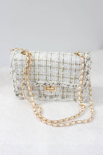 Load image into Gallery viewer, ESLEY - 2411LJYMS40412 - Chic Tweed Chain Crossbody Bags
