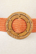 Load image into Gallery viewer, anbfashion - ROUND WOVEN BUCKLE STRETCH BELT 450

