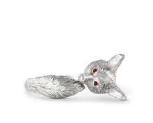 Load image into Gallery viewer, Vagabond House - Pewter Fox Napkin Ring
