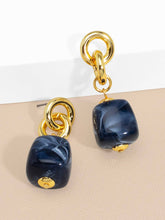 Load image into Gallery viewer, ZENZII Jewelry - Tessa Puffy Square Resin Drop Earring
