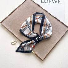 Load image into Gallery viewer, Winding River - Blue Harness Loop Scarf
