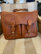 Load image into Gallery viewer, Mulholland Leather Briefcase-Saddle Brown
