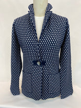 Load image into Gallery viewer, Tonet Sweater Blazer Navy Check
