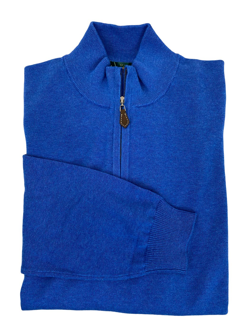 Alan Paine Selhurst Half Zip Sweater Regata Blue