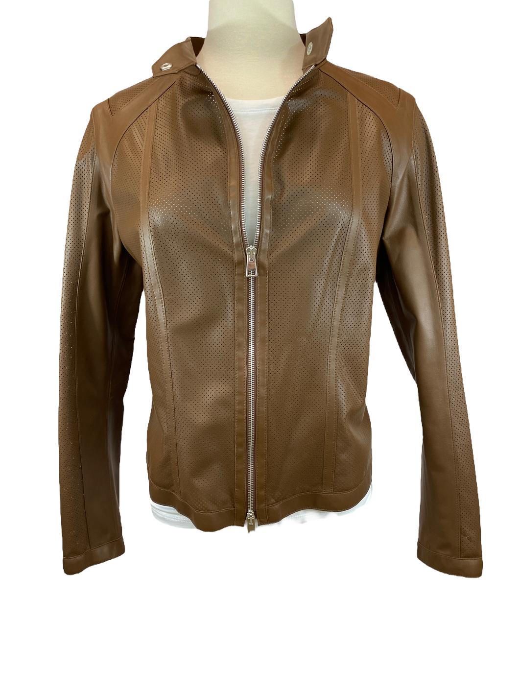 Suprema Leather Jacket - Short Laser Cut