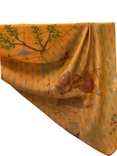 Load image into Gallery viewer, Calabrese Lambswool Scarf Tree/Birds/Clouds
